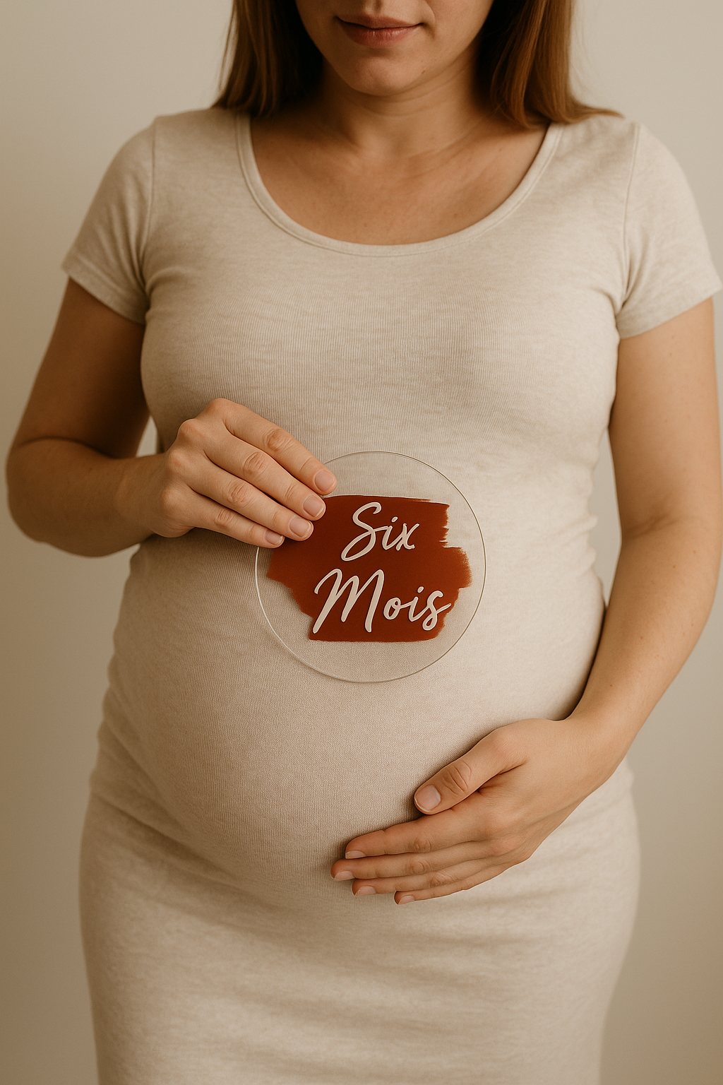Mes cartes étapes bébé - 12 ronds en plexi pour suivre sa croissance