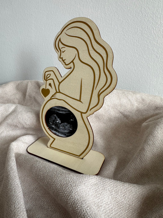 Silhouette porte échographie